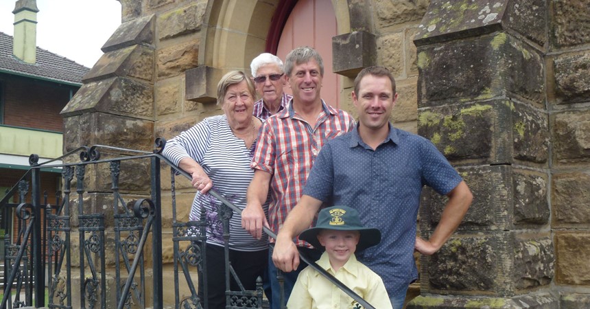 Five Generations at St Brigid's IMAGE