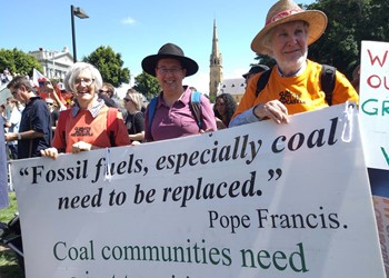 Tighes Hill Parishioners participate in School Students for Climate - Strike, Rally and March at Newcastle IMAGE