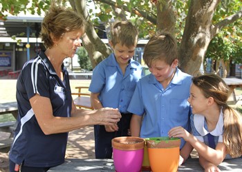 Sue’s busy planting seeds for life IMAGE